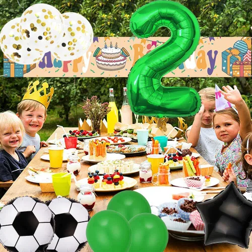 Vista 21 de Globos de béisbol de papel de aluminio para decoración de cumpleaños, globos de guante, globo de confeti de estrella roja y azul para novato