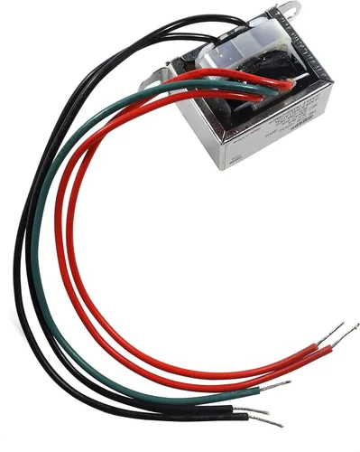 Vista 6 de HQRP Centro de transformador de 120V-AC a 12V-CA roscado CT 6V-0-6V 0.5A 120v a 6v-0v-6v reemplazo compatible con luz de emergencia, CCRadio