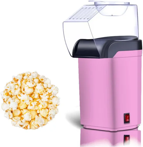 Nostalgia - Máquina eléctrica para hacer palomitas de maíz de aire caliente, 1200 W, 16 tazas, 3 minutos hechos, totalmente automática, saludable,