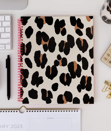 Vista 7 de Kate Spade New York Cuaderno grande con rayas universitarias, cuaderno espiral de 11" x 9.5" con 160 páginas