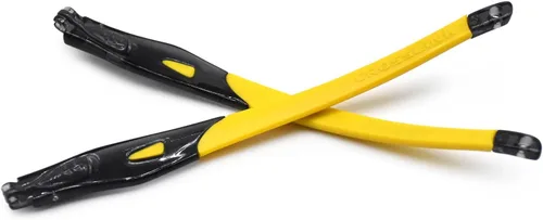 Vista 8 de HKUCO Goma Reemplazo Transparente Negro Marco Patas Para Oakley Crosslink Barrer/Interruptor Gafas Marco