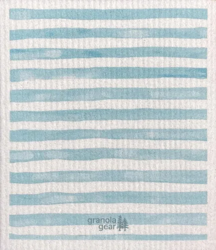 Vista 9 de Paquete de 6 paños suecos para cocina, hechos en Suecia, toallas de papel reutilizables, paños de esponja lavables, algodón de celulosa