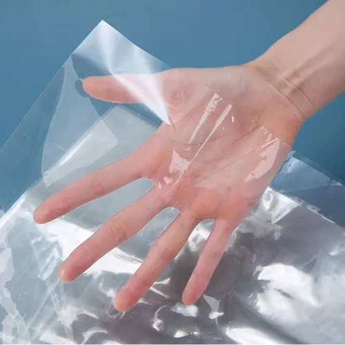Vista 4 de Bolsas retráctiles de 5 x 5 pulgadas, 200 bolsas termocontraíbles de PVC transparente