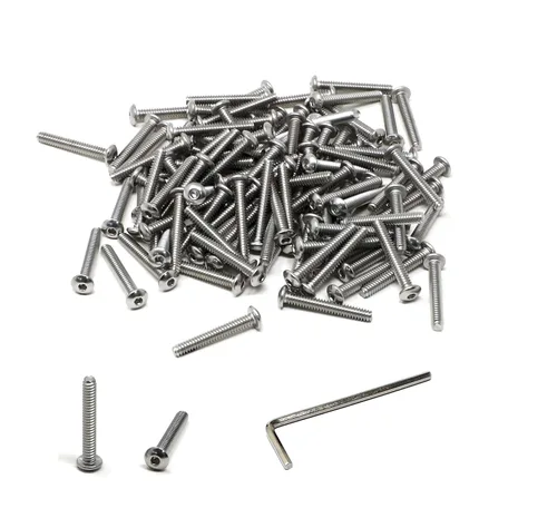Vista 14 de iexcell Kit de tornillos de cabeza hexagonal de acero inoxidable 304 de 1/4-20 x 1, 50
