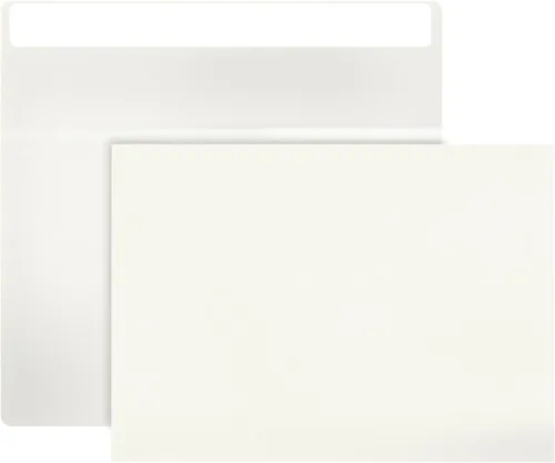 Vista 10 de Paquete de 100 sobres blancos A2, 4.4 x 5.75, autosellado para invitaciones, fotos, tarjetas, correos, bodas