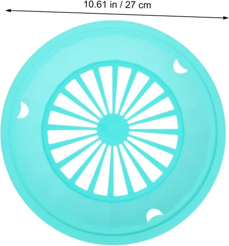Vista 4 de Healifty Soporte para platos de papel para camping, 10 unidades, platos de plástico reutilizables, bandejas de barbacoa para servir color al azar