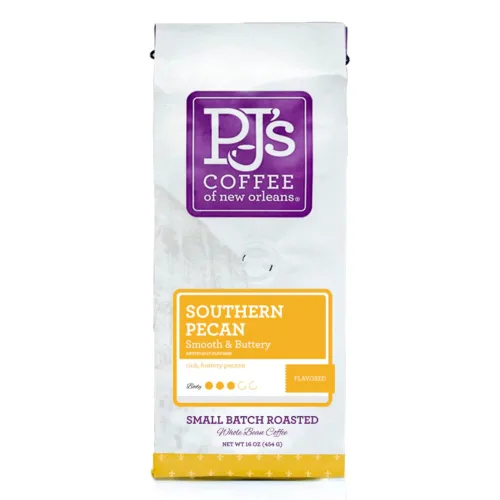 Vista 10 de PJ's Espresso Dolce - Café con sabor a grano entero, sabor dulce y suave a chocolate, 16 onzas (paquete de 1)