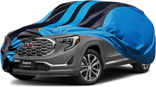 Vista 64 de Kaugung - Funda para auto impermeable de ajuste personalizado para Ford Mustang (1993-2025), cubierta exterior completa para automóviles, ligera