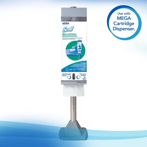 Vista 5 de Scott® Mega Cartucho Servilletas (98908), Servilletas de papel desechables, 6 cajas de 875 servilletas para bebidas (5,250 Servilletas/estuche)