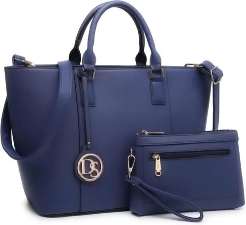 Vista 8 de Dasein Women Satchel Purse Handbag Shoulder Bag Work Tote Bag with Matching Clutch