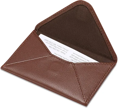 Vista 14 de HISCOW Estuche para tarjetas de visita con cierre magnético - Piel de becerro italiana (negro)