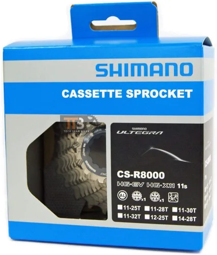 Vista 3 de Shimano Unisex 305751220 Ultegra Cassette R8000 11V 11 V, Silber, One Size EU