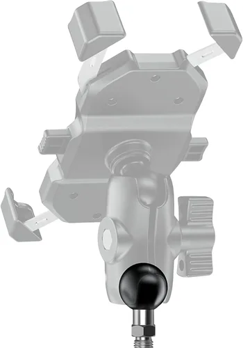 Vista 2 de Adaptador de bola de 1 pulgada con poste roscado M6 × 0.039 in para cámara de acción y videocámara compatible con soportes RAM, tamaño B, brazo