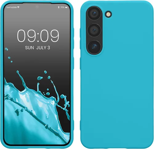 Vista 84 de kwmobile Funda compatible con Samsung Galaxy S23 - Funda protectora de silicona TPU suave y delgada - Piedra antigua