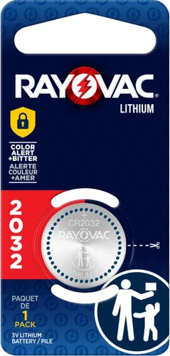 Vista 8 de Rayovac Baterías de celda de moneda de litio tamaño 2032 3V, 1 paquete