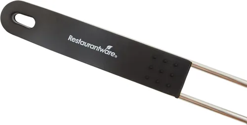 Vista 15 de Restaurantware Juego de 3 coladores de malla fina de diferentes tamaños con mango de silicona, colador de malla extrafina de acero inoxidable, mango