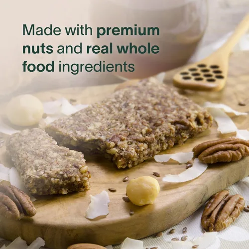 Vista 7 de Barras de ayuno Prolon 5g de proteína, 7g de fibra Apto para dieta cetogénica, sin gluten, sin lácteos, a base de plantas Nutrición para ayuno