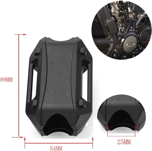 Vista 4 de Protector de motor motocicleta 0.984 in Crash Bar parachoques protector de motor para Ducati MTS 950 1200 Enduro MULTISTRADA 950 1200 Scrambler 800