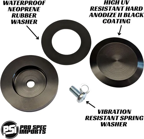 Vista 3 de Kit de enchufe de aluminio para Toyota Supra Mk4 JZA80 y Mk3 JZA70, resistente a los rayos UV duro anodizado II, impermeable y a prueba de polvo