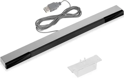 joleully Tuboopy Dolphin Bar USB Wii Sensor Bar, PC Wii Infrared Ray Motion Sensor Bar for Nintendo WiiWii U Console Compatible with PC