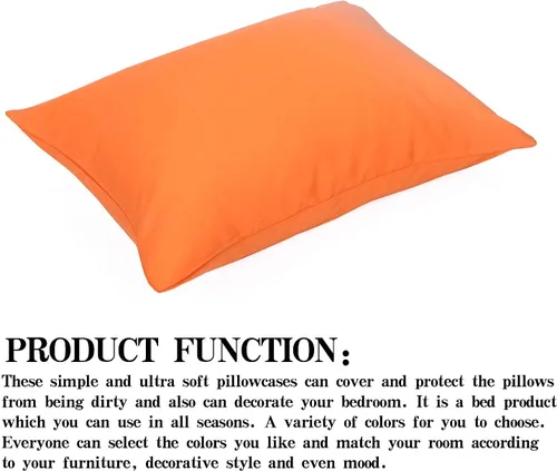 Vista 5 de NTBAY Juego de 2 fundas de almohada con cremallera para niños pequeños, 100% microfibra cepillada de 13 x 18 pulgadas, súper suaves y acogedoras