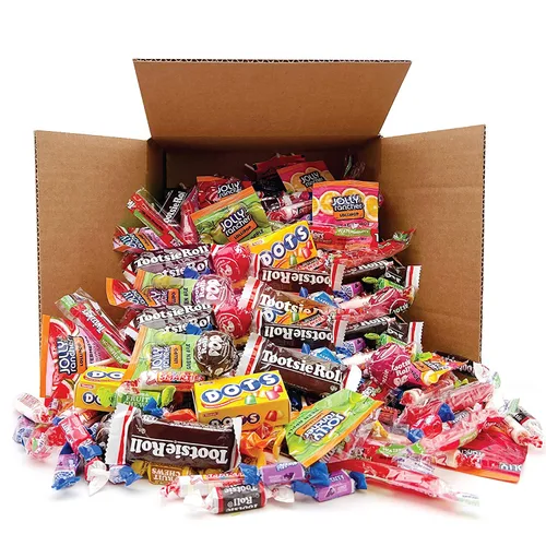 Vista 6 de Caramelos surtidos a granel – Caramelos mezclados de 4 libras – TWIZZLERS, JOLLY RANCHER, Smarties, Tootsie, Dots, rellenos de piñata envueltos