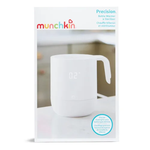 Vista 7 de Munchkin Calentador de biberones de precisión para leche materna, fórmula, frascos de alimentos y esterilización de piezas pequeñas, compatible