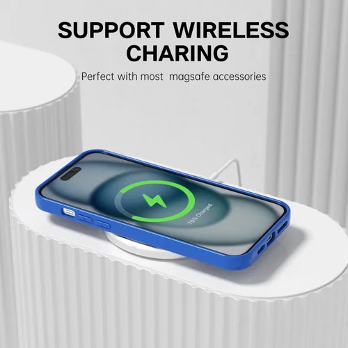 Vista 661 de Svanove para iPhone 7 Plus/ 8 Plus, funda de silicona, de goma suave brillante y gel de jey lindo, funda protectora de plástico simple y lisa