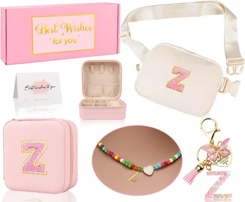 Vista 25 de Riñonera personalizada para niñas, Blanco Rosa, Small