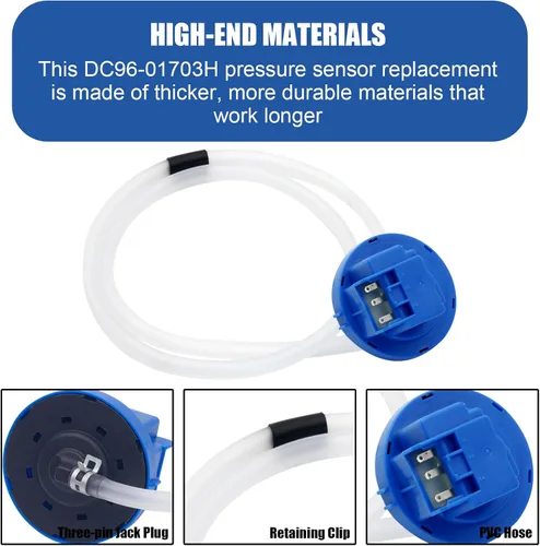 Vista 3 de DC96-01703H Interruptor de nivel de agua de lavadora para Samsung Sensor de presión de nivel de agua de lavado Accesorios de repuesto