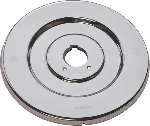 Moen Chrome Chateau Collection Replacement Escutcheon Pate for One-Handle Tub and Shower Faucets, 16090