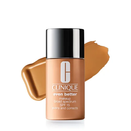 Vista 51 de Clinique Even Better Makeup Liquid Foundation SPF 15 With Vitamin C For Dry + Oily Combination Skin Types Medium Coverage + Natural Finish Evens