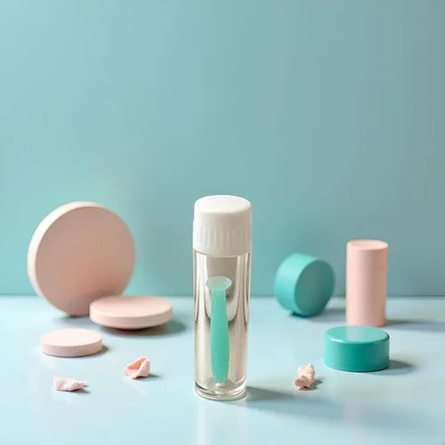 Vista 5 de Herramienta para lentes de contacto de silicona suave y verde, removedor de émbolo para lentes suaves y duras, accesorio multiusos, herramienta