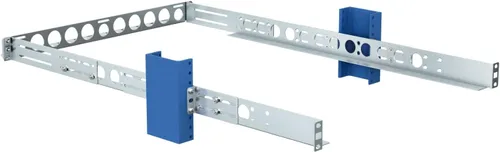 Vista 4 de RackSolutions Kit de riel universal de montaje en rack de 1U y 2 postes para todos los servidores con barra de gestión de cables - Dell HP IBM Lenovo