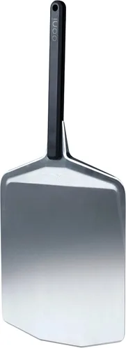 Vista 2 de ooni Cáscara de pizza de metal de aluminio de 12 pies, pelar ligero de 12 pulgadas con mango largo, girador de pizza rectangular