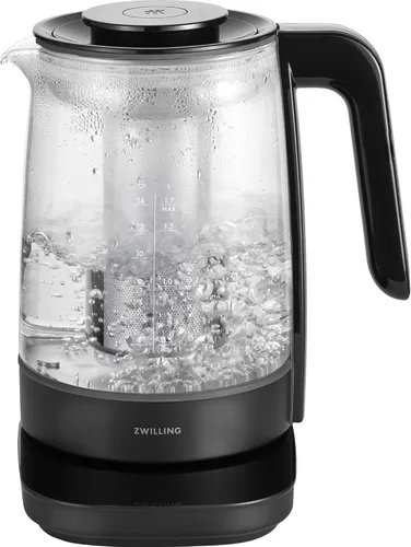 Vista 8 de Tetera de vidrio ZWILLING Enfinigy, tetera de té, color negro