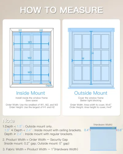 Vista 5 de Tokblind Persiana enrollable motorizada con control remoto, persiana eléctrica opaca para ventanas compatible con Alexa Google a través del Hub