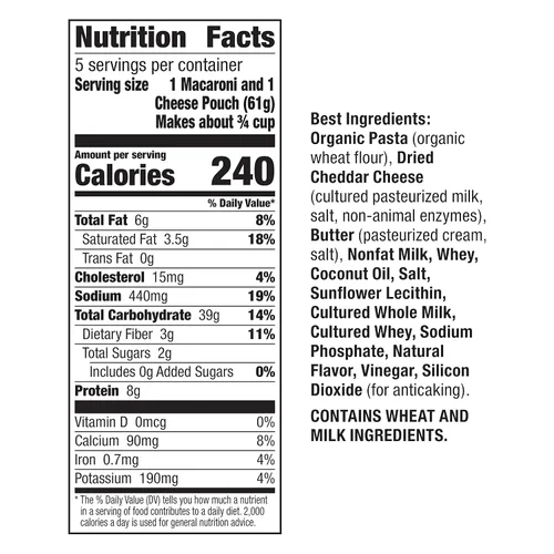 Vista 8 de Annie's Pasta con forma de conejito Macarrones con Queso