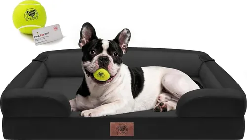 Vista 28 de Cama ortopédica impermeable para perros medianos y grandes Beige