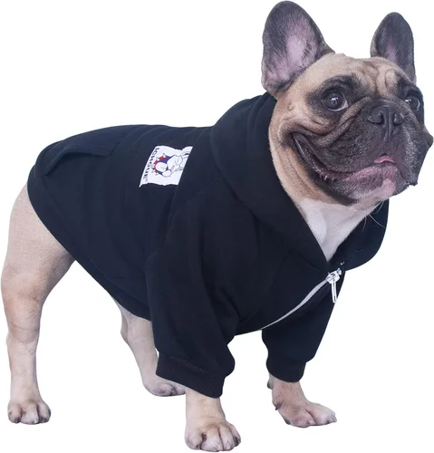 Vista 3 de iChoue - Ropa para mascotas, sudadera con capucha para perros como para Bulldog francés, Pug francés, Corgi inglés, Boston Terrier, Bully, Pitbull