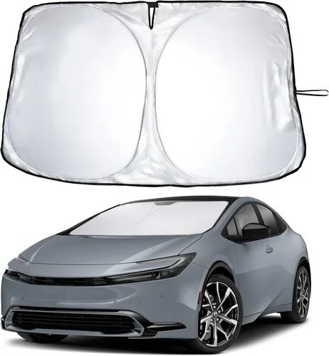 Vista 322 de EcoNour - Parasol plegable para parabrisas de Toyota Tacoma 2016-2025 2026, accesorios para camioneta de 2 puertas y 4 puertas, protector de visera