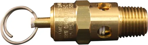 Vista 4 de Milton 1090-70 1/4 "MNPT ASME Válvula de seguridad - 70 PSI Pop Off Presión