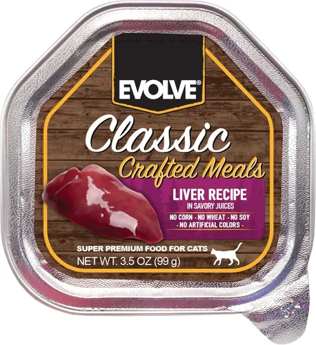 Vista 16 de Evolve Receta de pollo y carne de res sin granos en salsa húmeda para gatos 3 oz - 24 pk