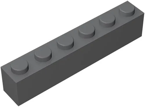 Vista 3 de Bloque de ladrillos clásico a granel de 1 x 6, 100 piezas de ladrillo negro de 1 x 6, compatible con piezas y piezas Lego 3009, juego creativo