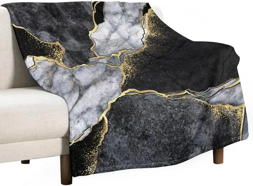 Vista 40 de Manta de cola de pez de sirena rosa con estampado de fondo de sirena para niña, 30 x 40 pulgadas