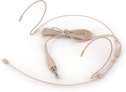 Vista 7 de Micrófono de auriculares con doble auricular sobre la oreja Micrófono compatible con sistema inalámbrico Transmisor de Bodypack con cable de 3.9 ft