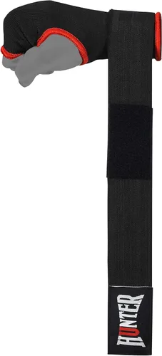 HUNTER - Guantes interiores acolchados con gel y vendas de mano para boxeo, vendas elásticas de entrenamiento rápido para hombres y mujeres,