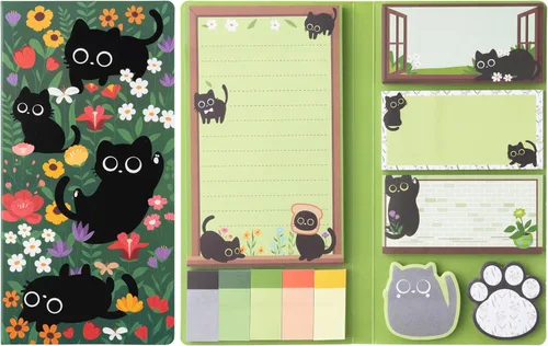 Vista 68 de B1ykin Juego de Notas Adhesivas Lindas - Bloc de Notas Autoadhesivas A+ Amazing Teacher, 550 Hojas de Páginas de Memo para Escritura, Bloc de Notas