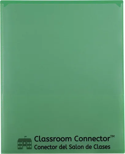 Vista 6 de C-Line aula Conector School-to-Home Fólders, Verde