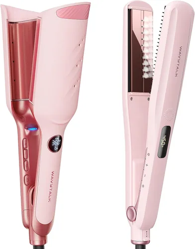 Wavytalk Plancha de pelo Steam Sesh, crimpadora de cabello wavytalk Power Wave